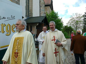 Feierlicher Gründungsgottesdienst der Pfarrei St. Heimerad (Foto: Karl-Franz Thiede)